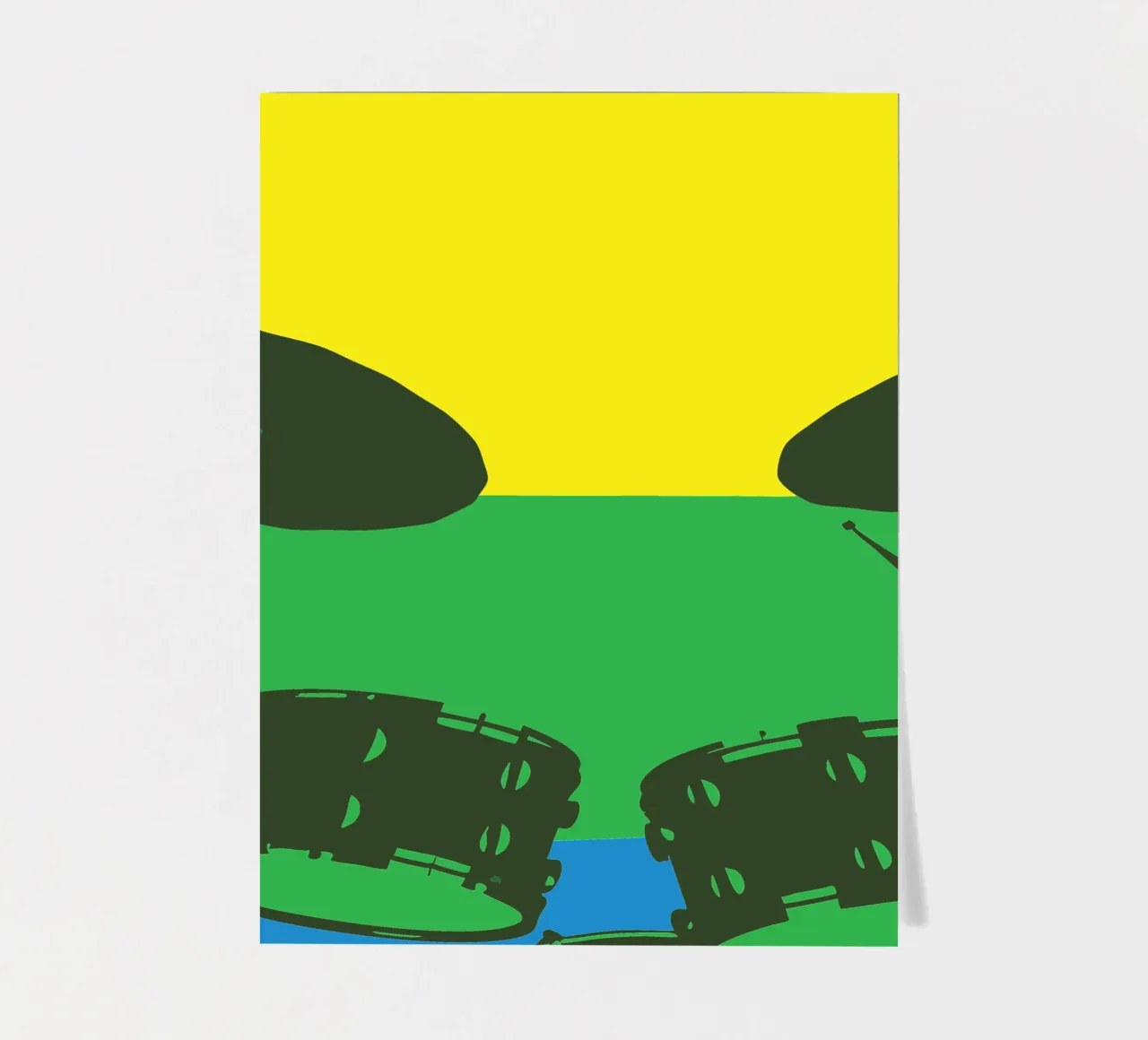 Drum Set sticker sheet by MUSIC EDITION