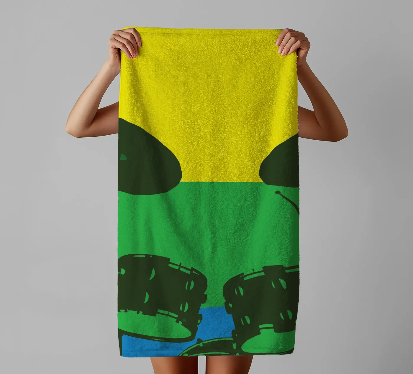 Drumstel badhanddoek van MUSIC EDITION