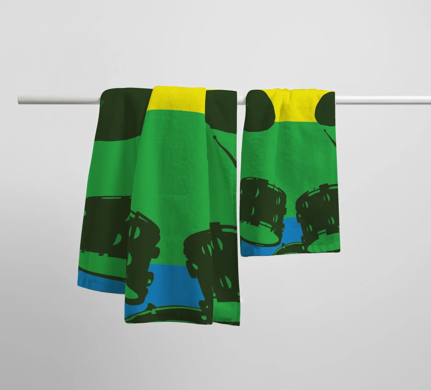 Drumstel badhanddoek van MUSIC EDITION