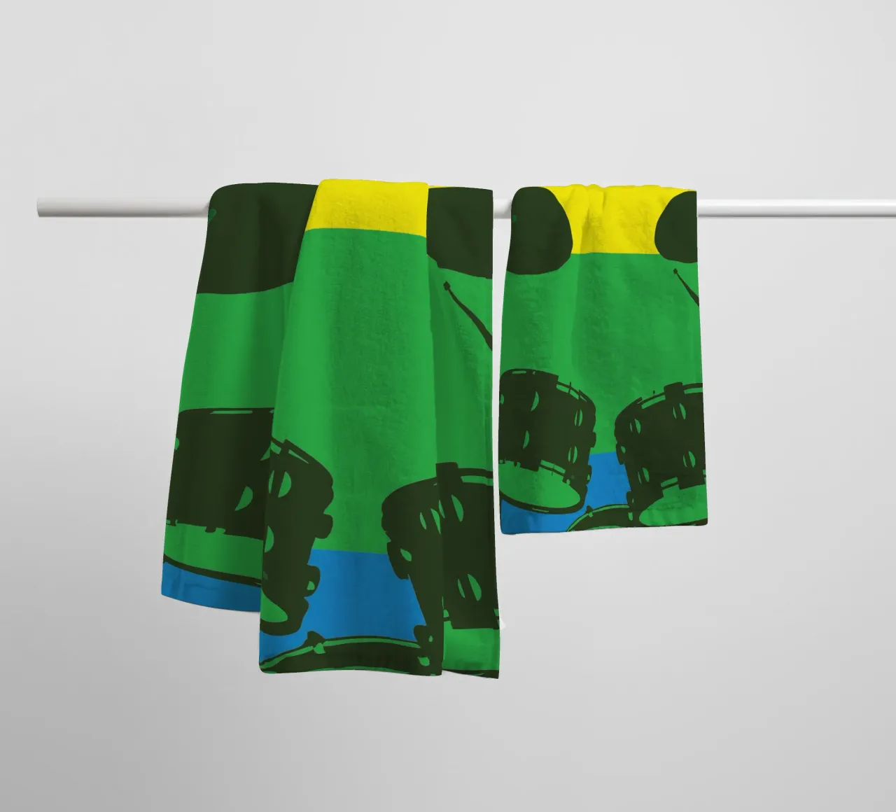 Drum Set towel by MUSIC EDITION