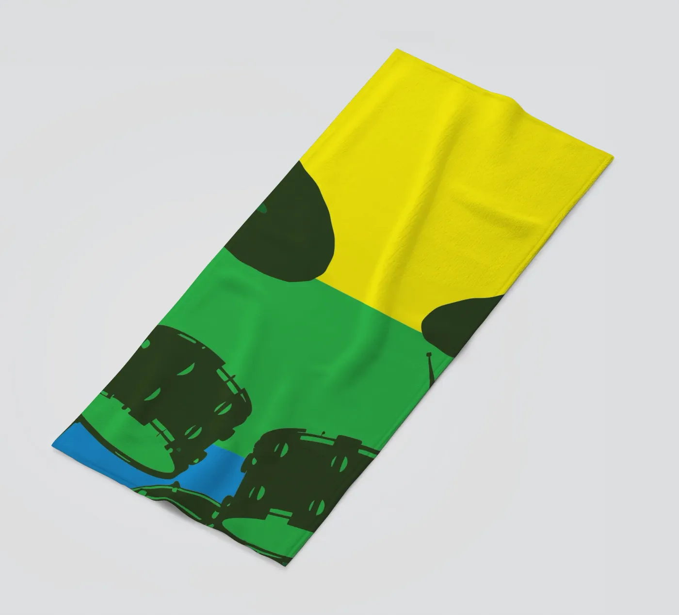 Drum Set Strandtuch von MUSIC EDITION