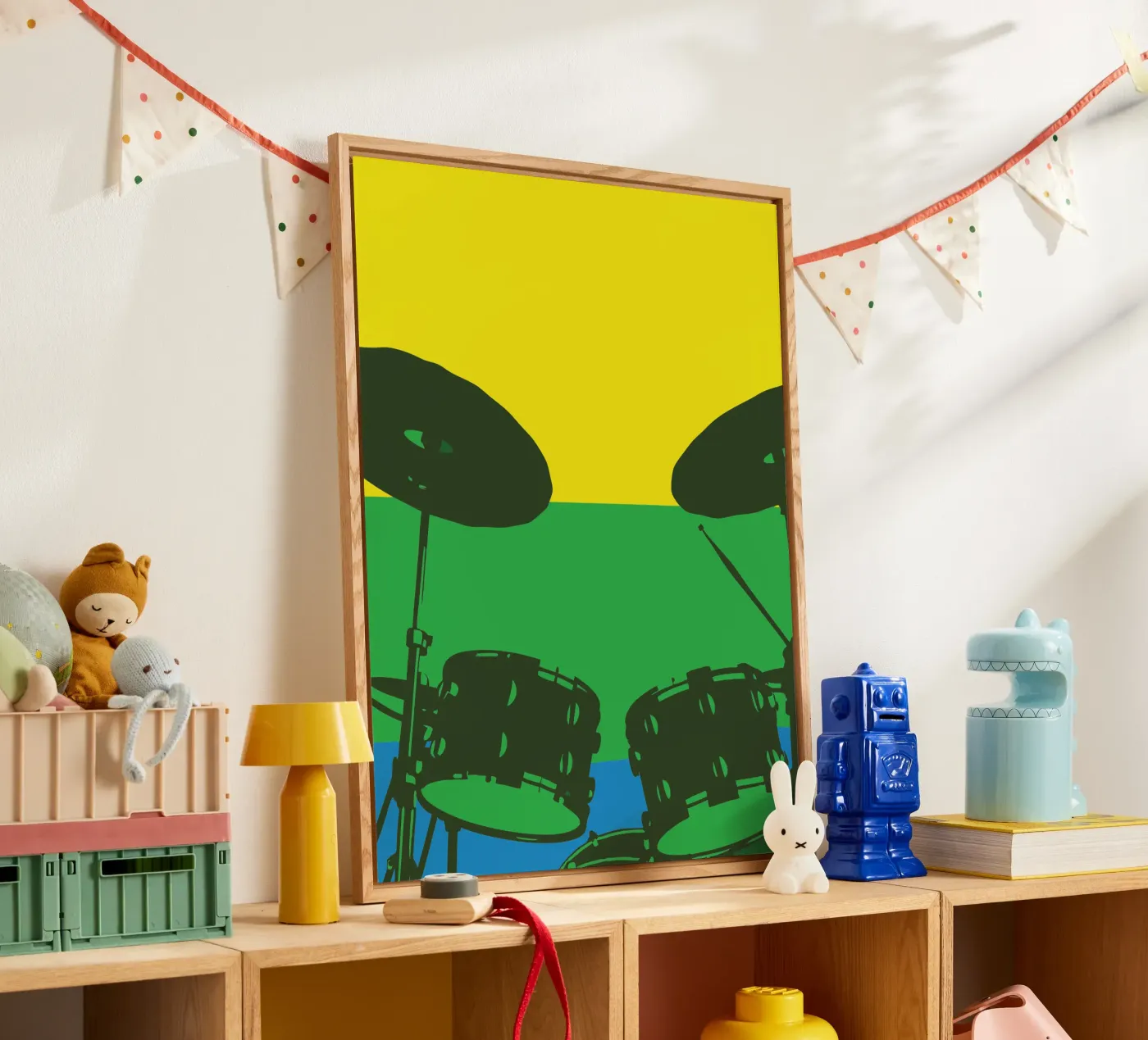 Set de batterie plexiglas de MUSIC EDITION