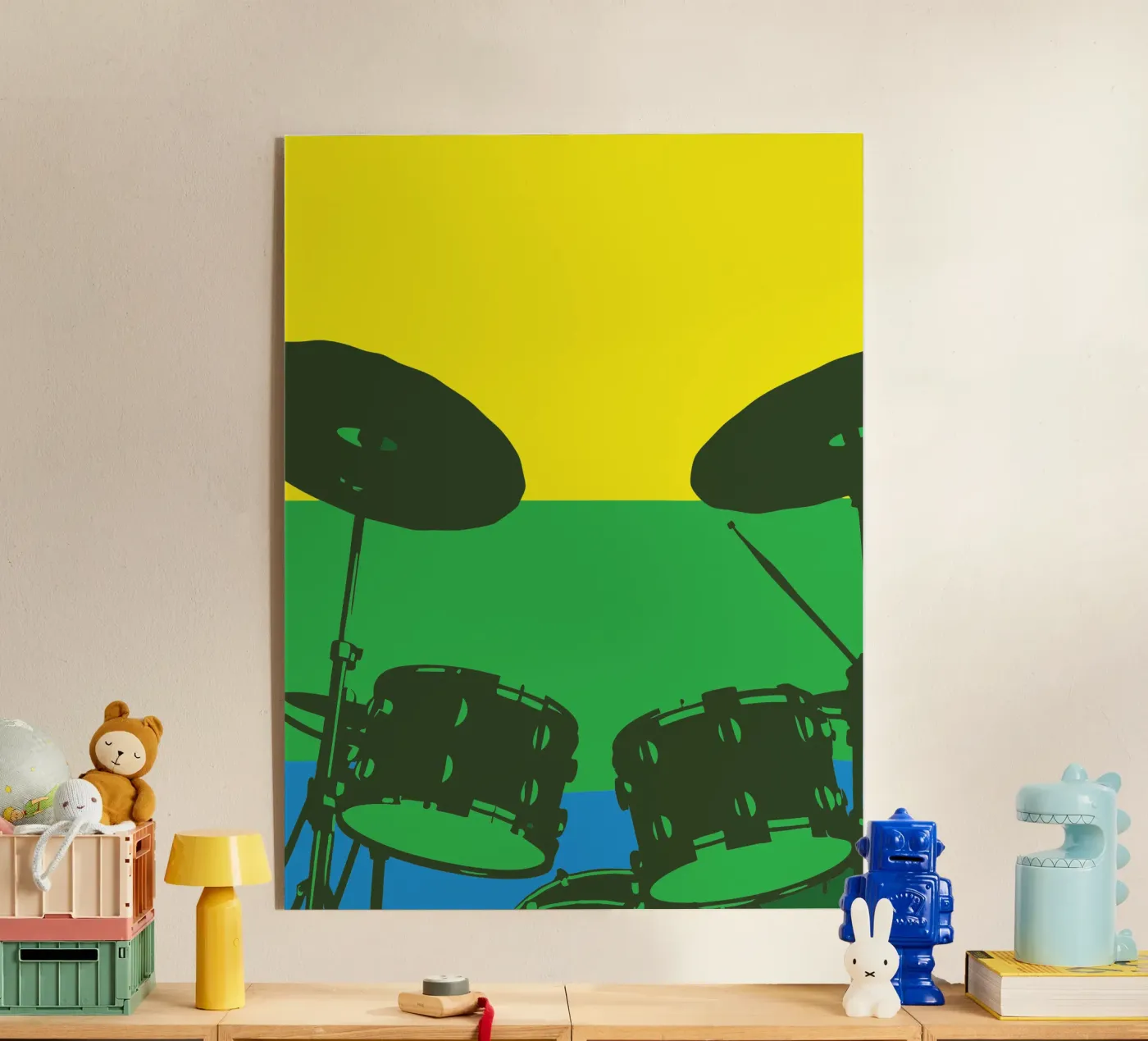 Set de batterie plexiglas de MUSIC EDITION