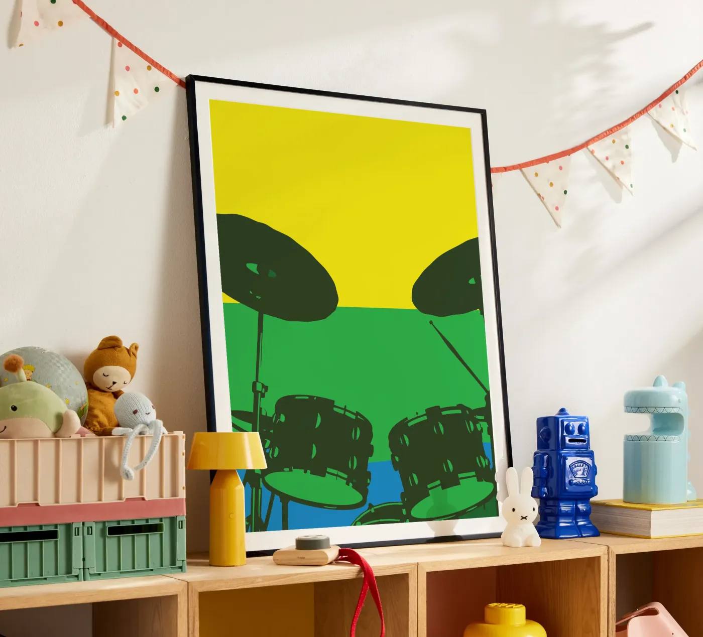 Drum Set Poster von MUSIC EDITION