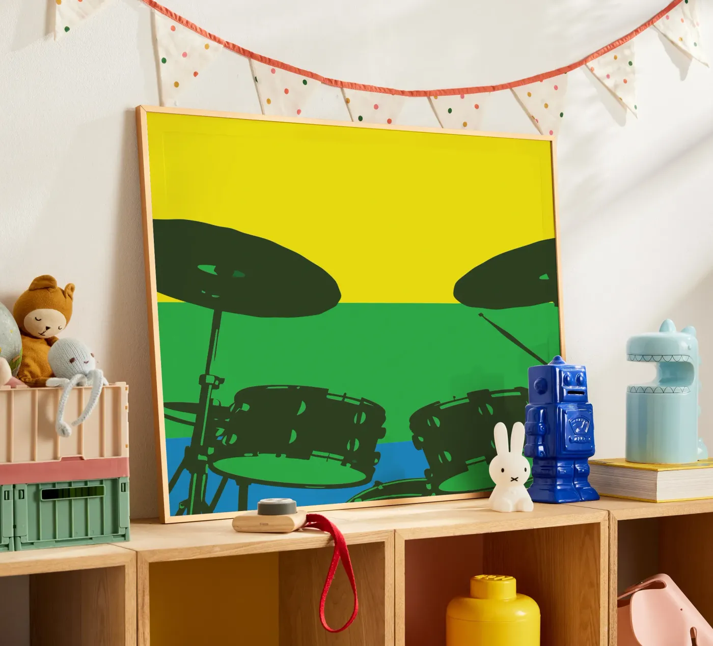 Drum Set Poster von MUSIC EDITION