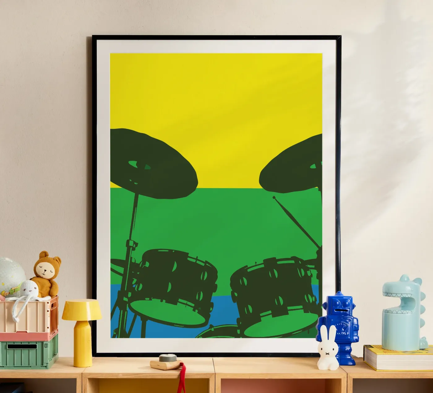 Drum Set Poster von MUSIC EDITION
