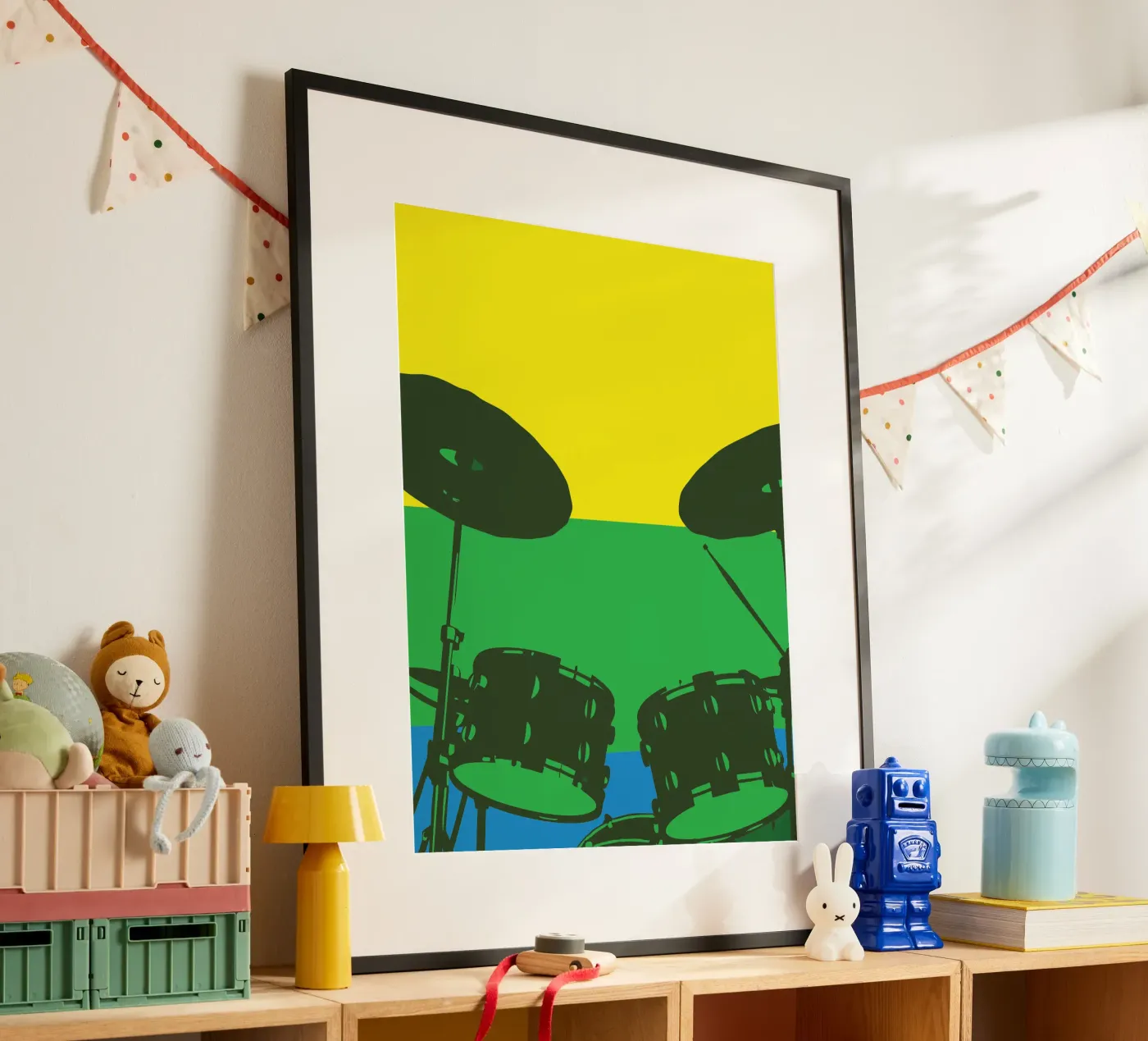 Drum Set Poster von MUSIC EDITION