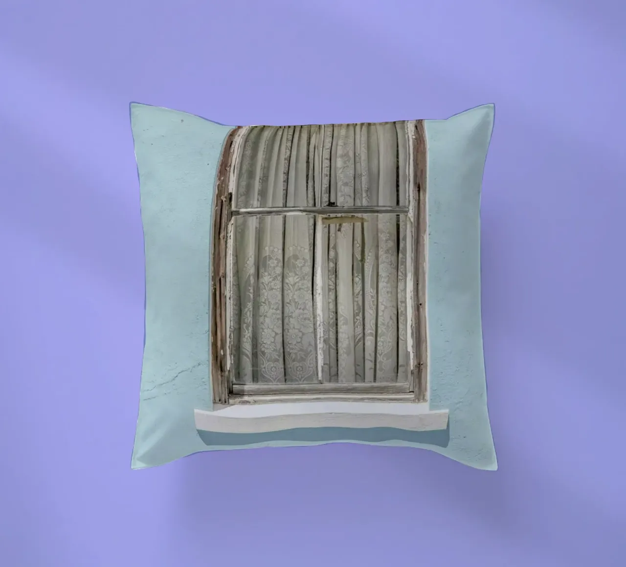 Blue Diamond decorative cushion by Shot By Clint