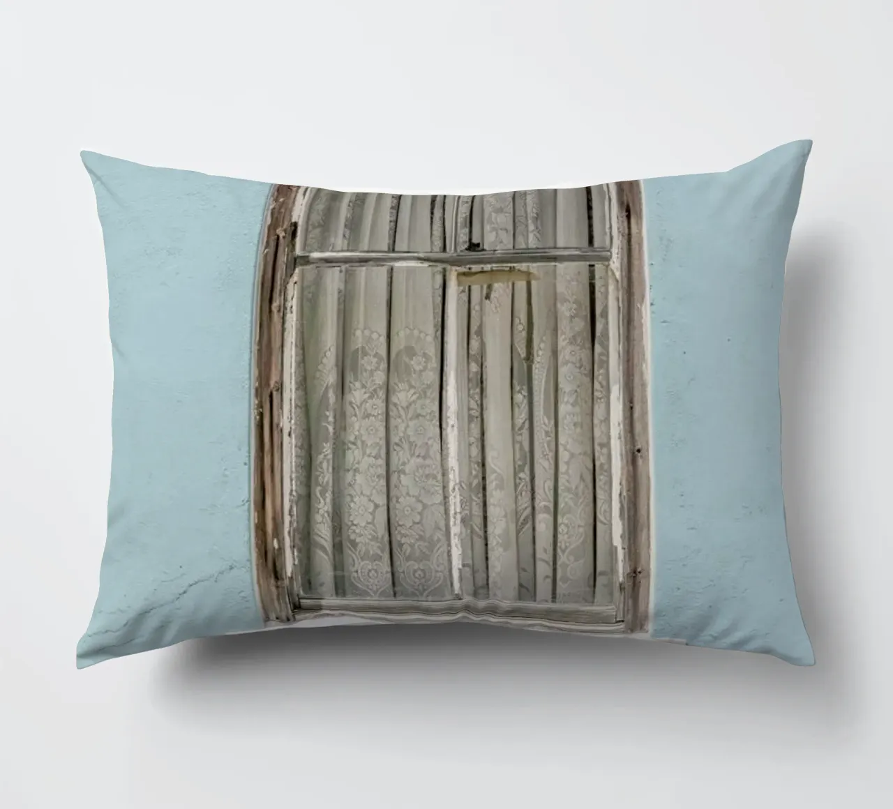 Blue Diamond decorative cushion by Shot By Clint