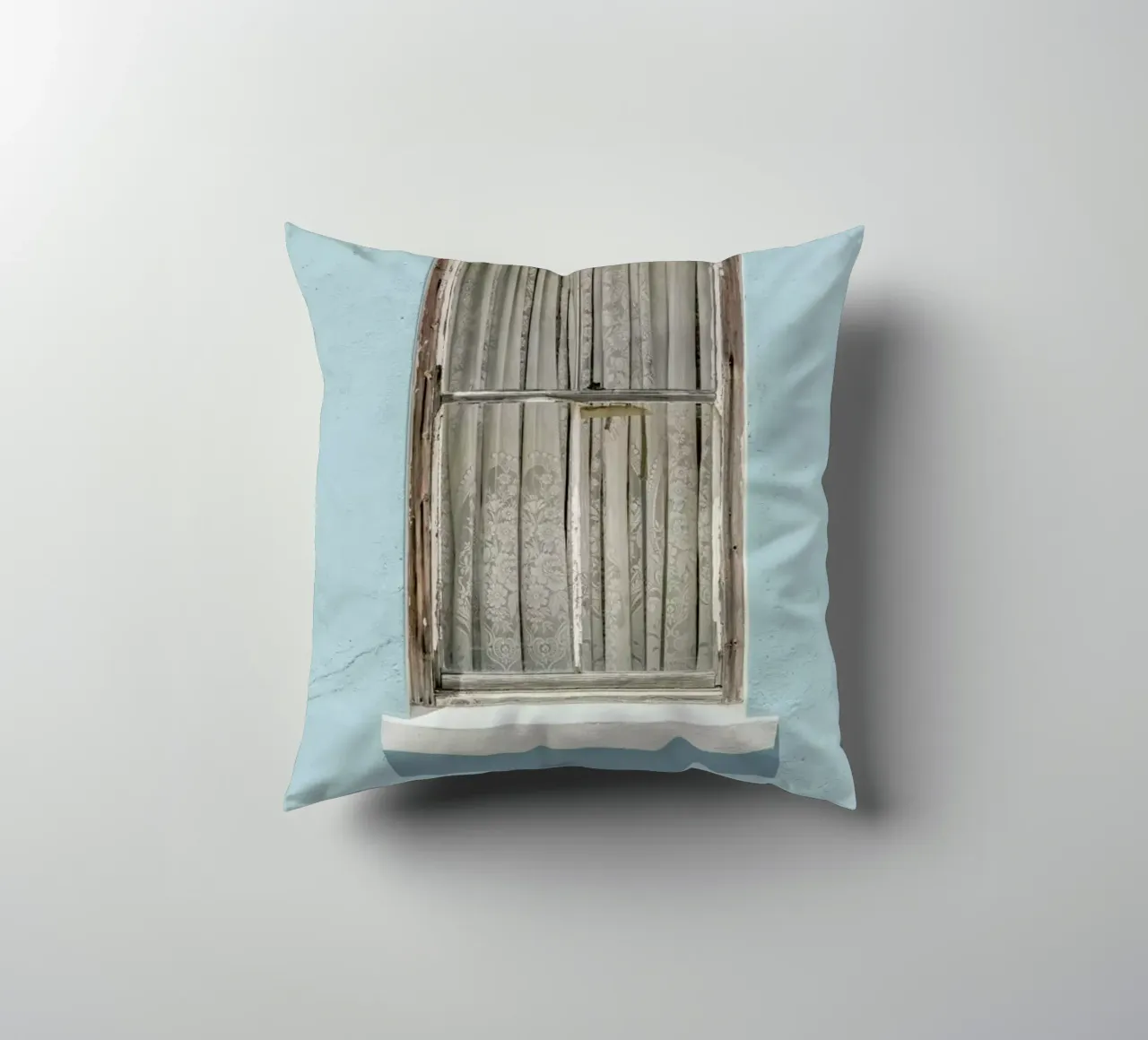 Blue Diamond decorative cushion by Shot By Clint