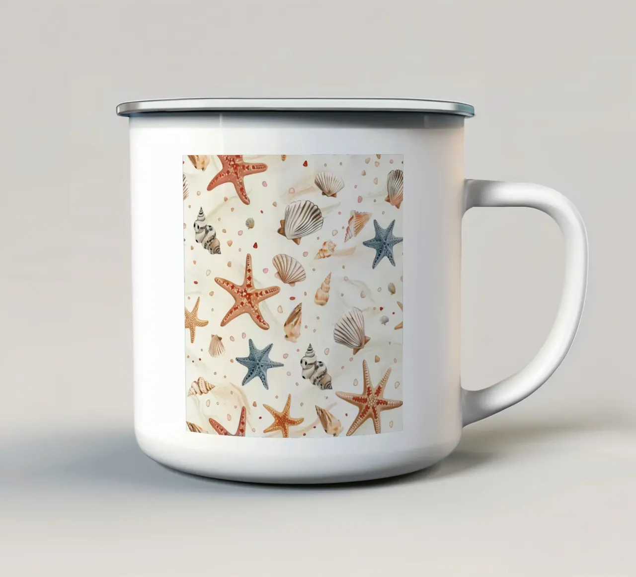 Estate e spiaggia tazza in smalto da Happy Littles