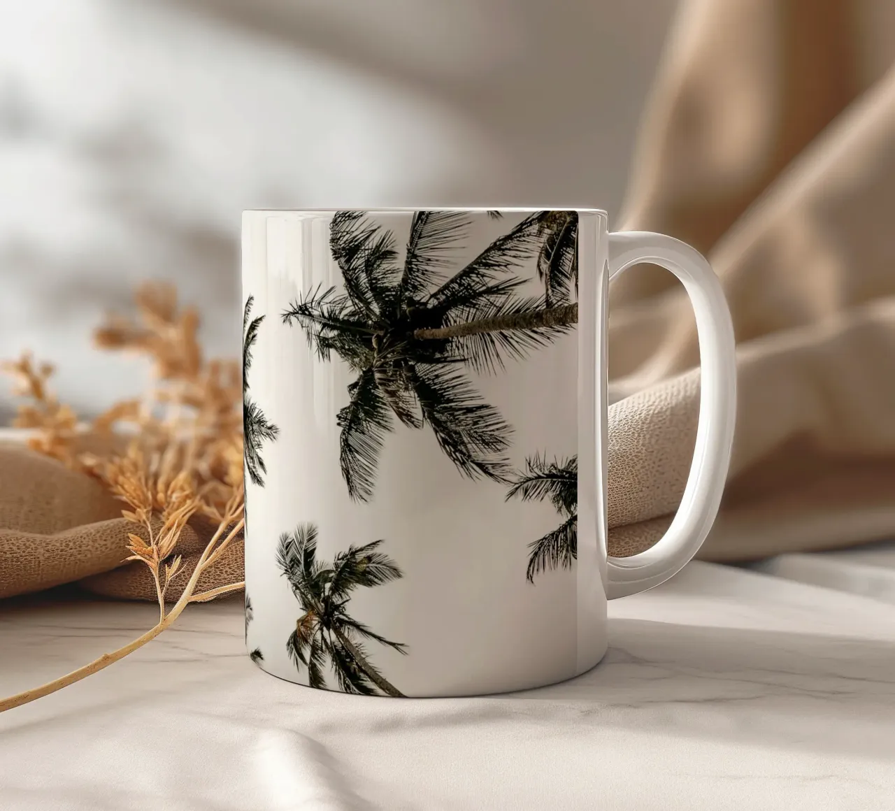 Beach Palms tazza in ceramica da treechild
