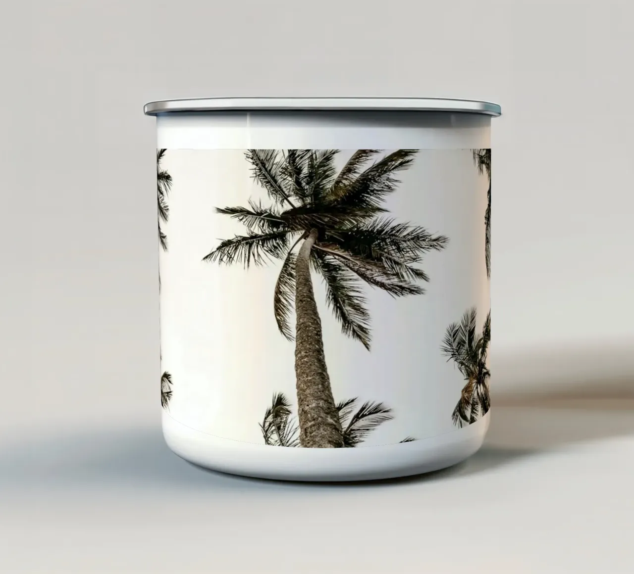Beach Palms tazza in smalto da treechild