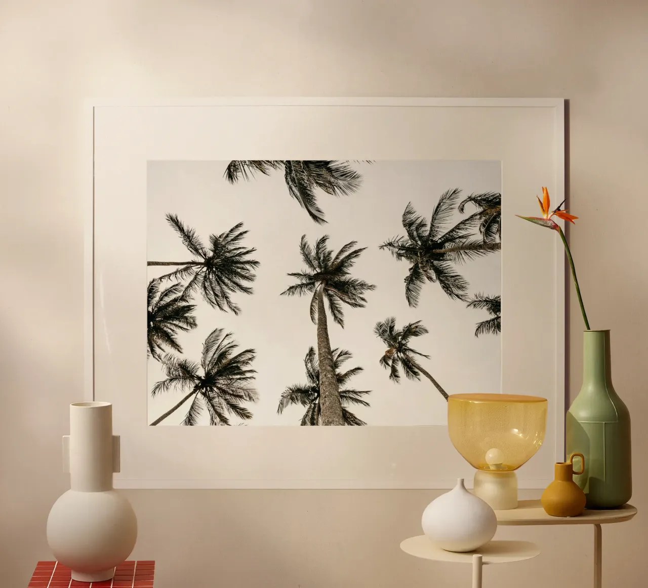 Beach Palms carta hahnemühle da treechild