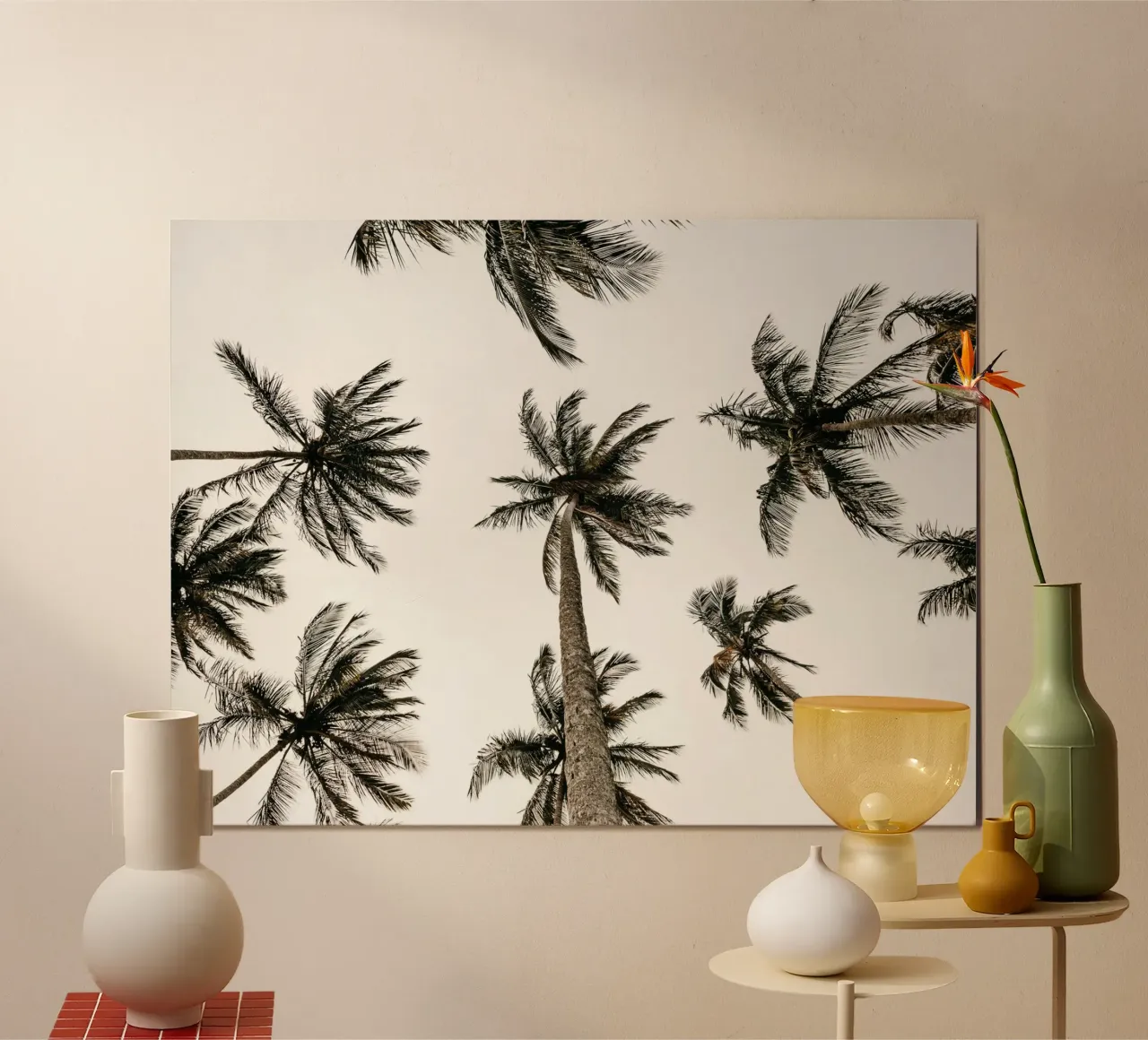 Beach Palms carta hahnemühle da treechild