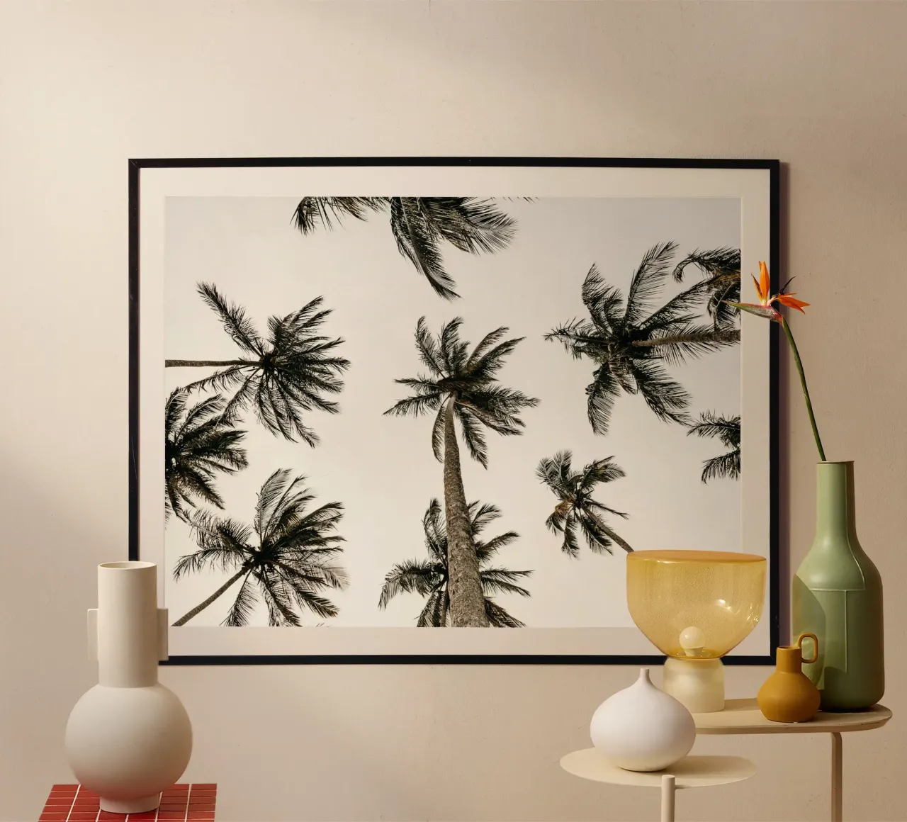Beach Palms carta hahnemühle da treechild