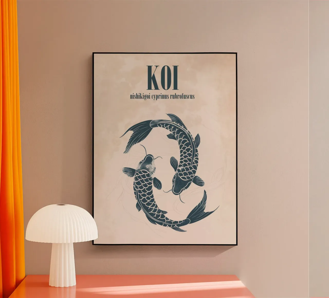 Koi acryl van treechild