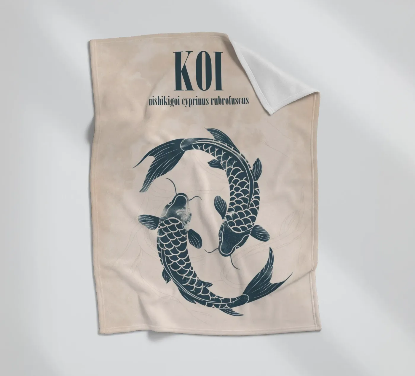 Koi Fleecedecke von treechild