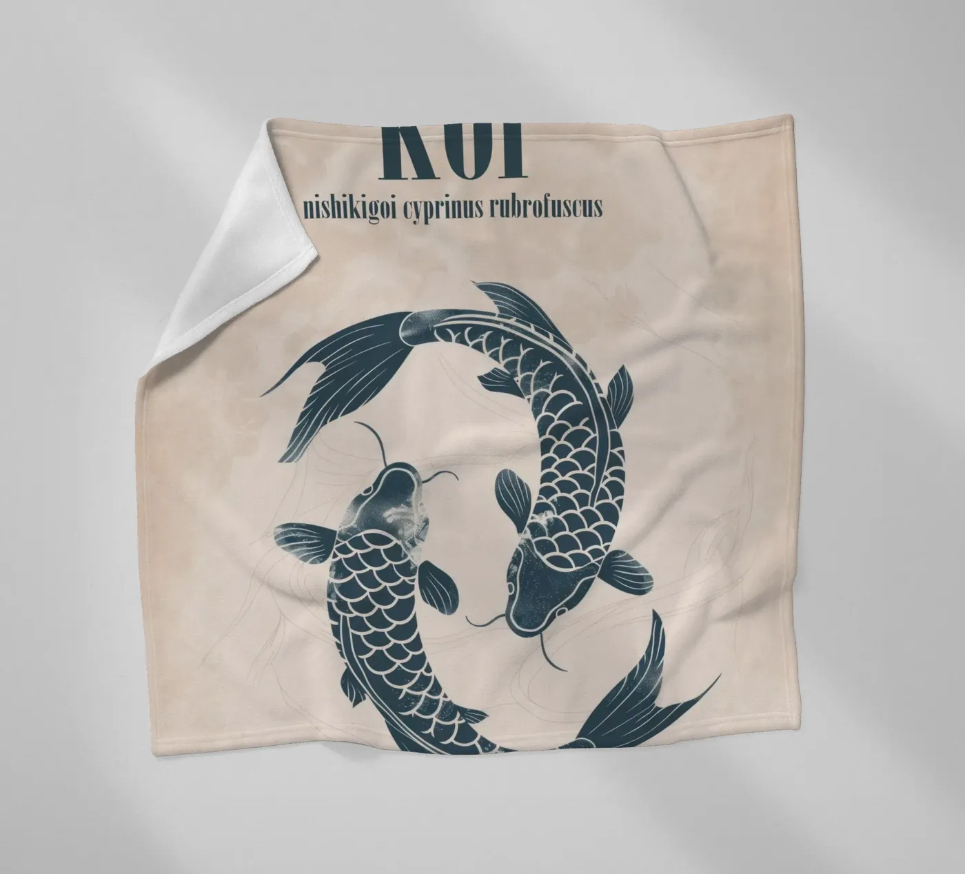 Koi Fleecedecke von treechild