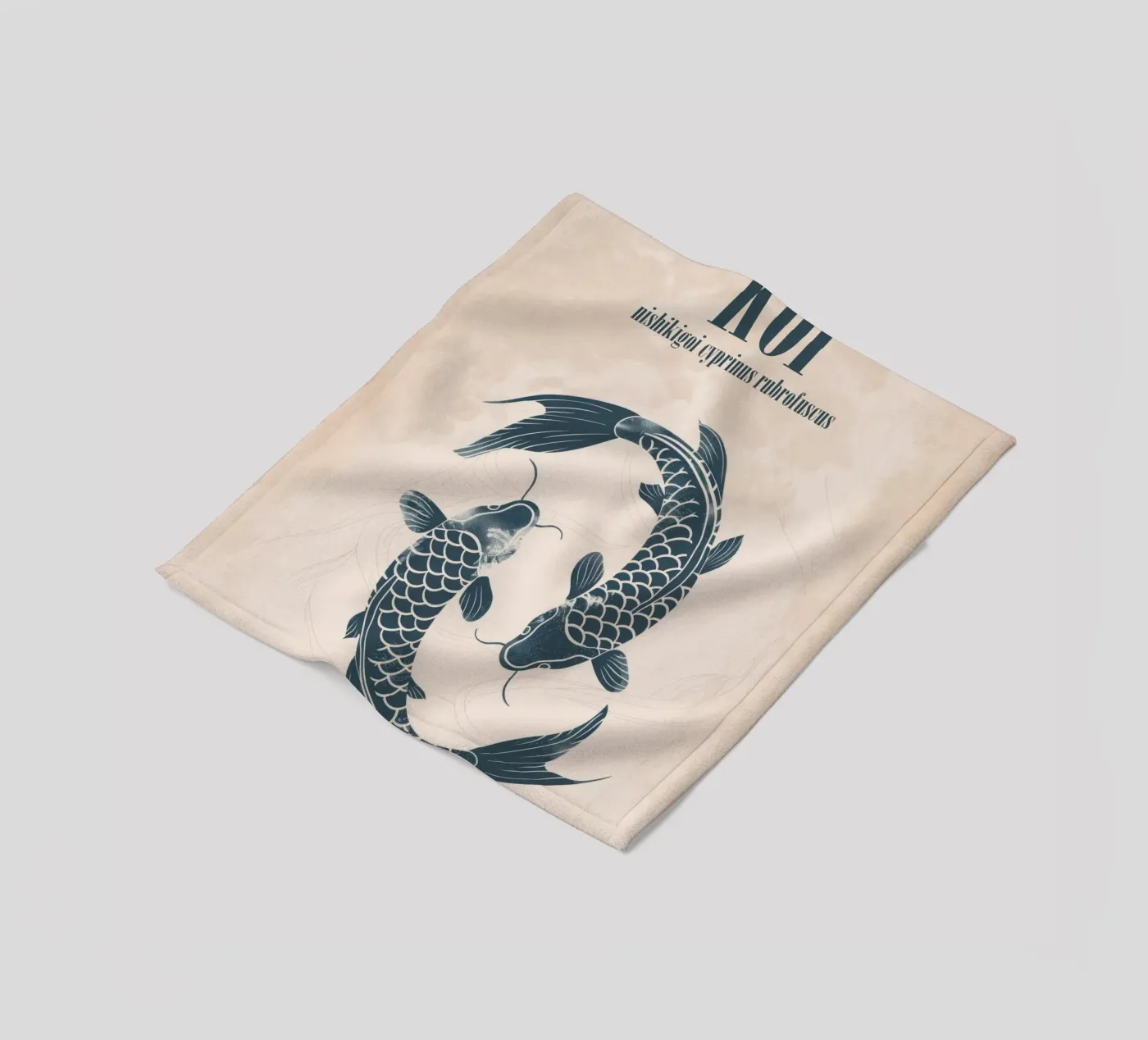 Koi Fleecedecke von treechild