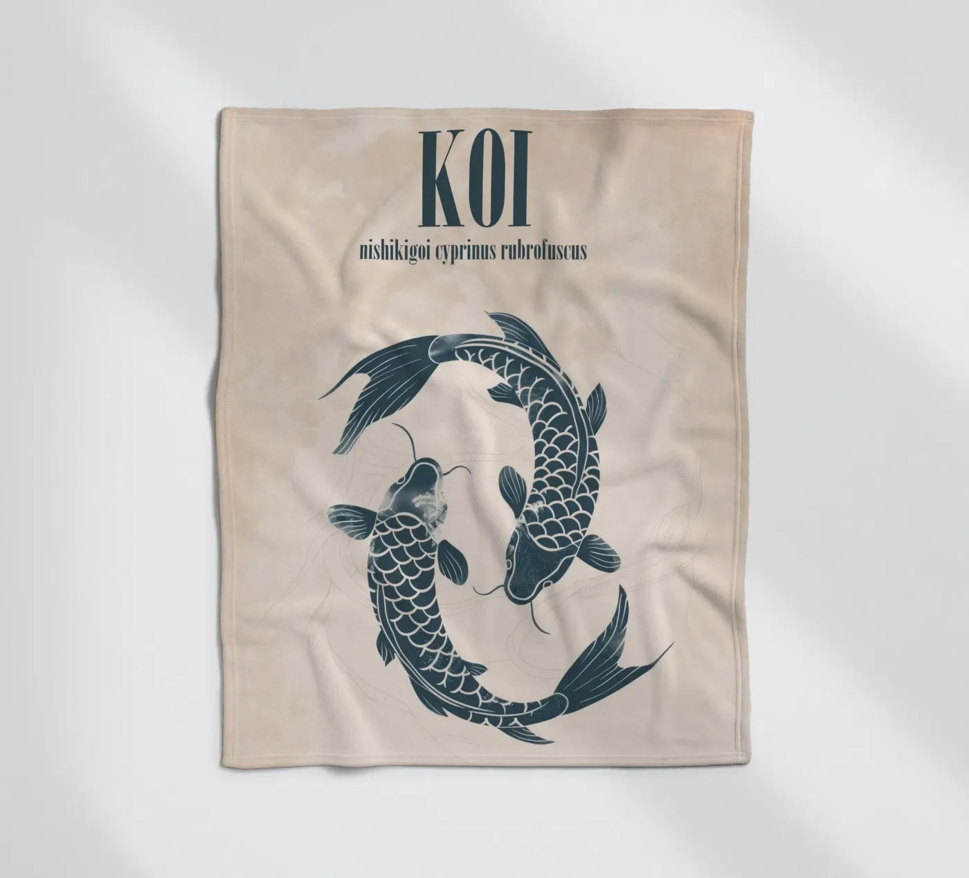 Koi Fleecedecke von treechild
