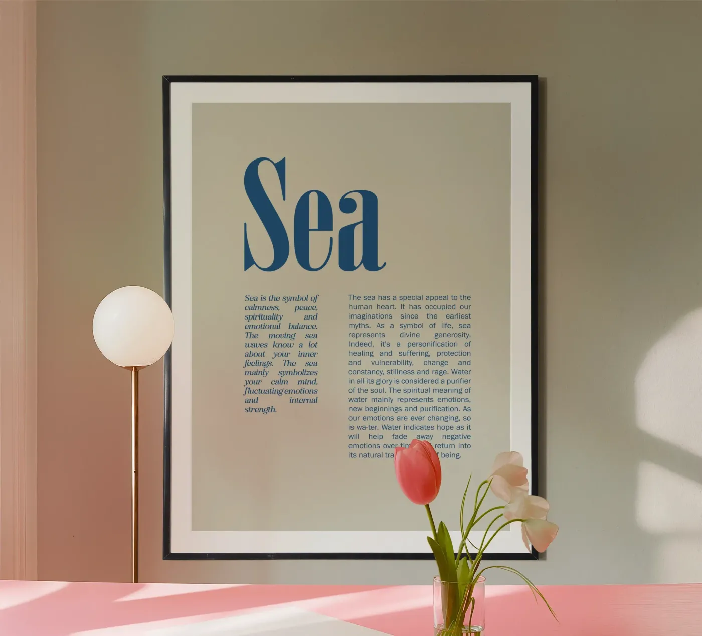 Sea poster van treechild