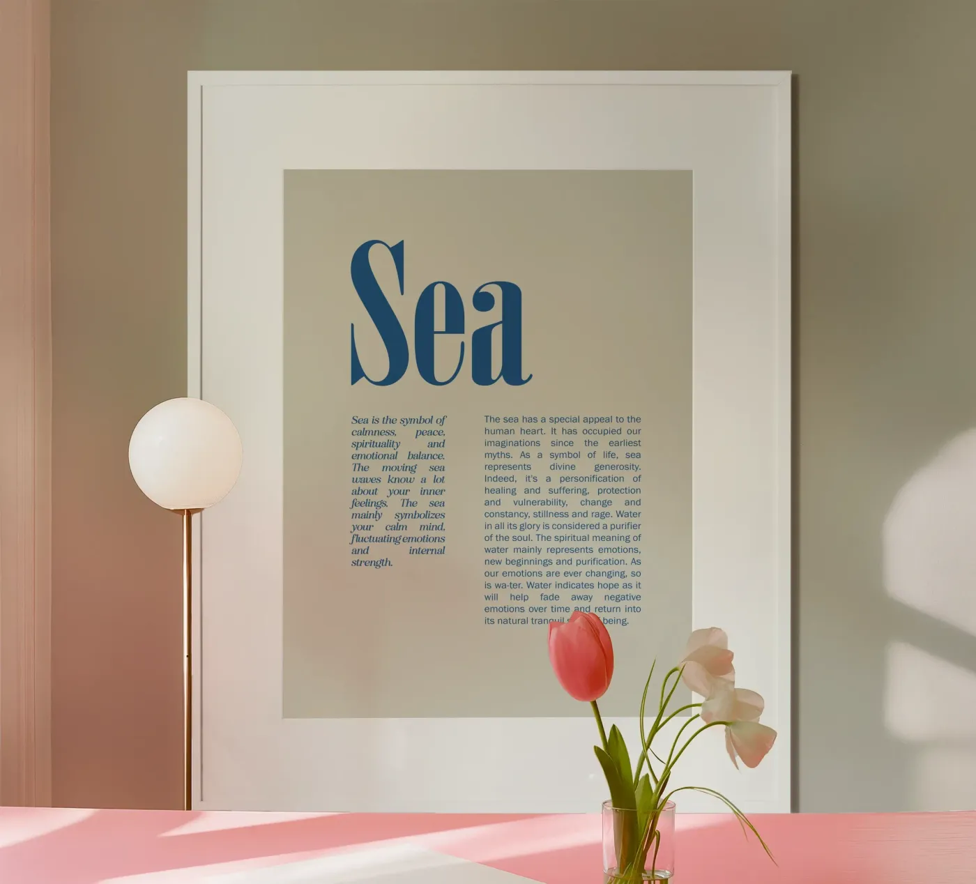 Sea poster van treechild