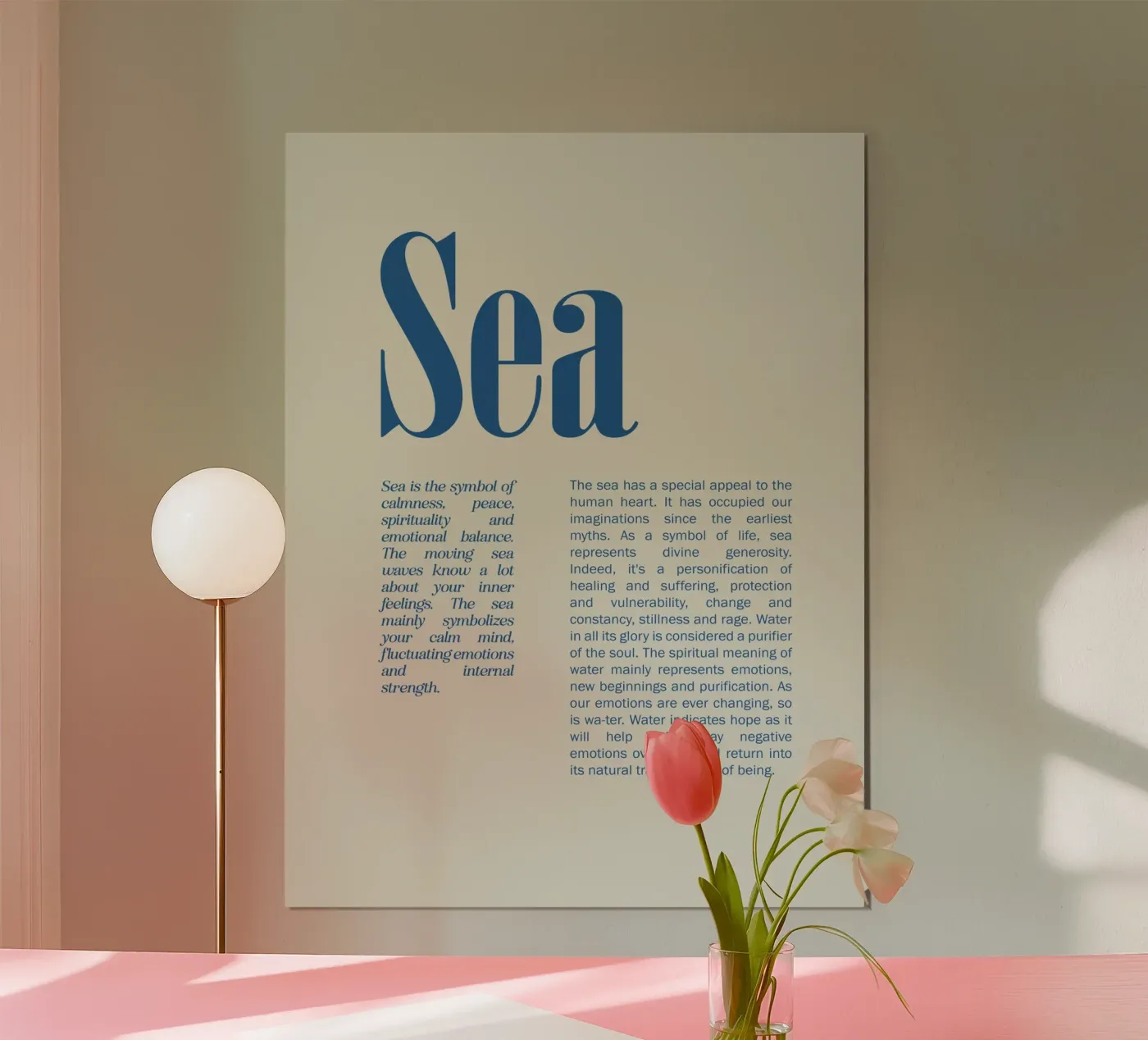 Sea poster van treechild
