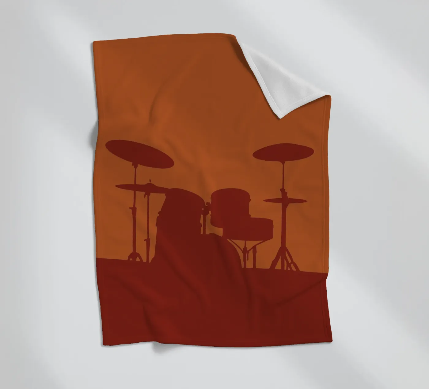Drum Set Fleecedecke von MUSIC EDITION