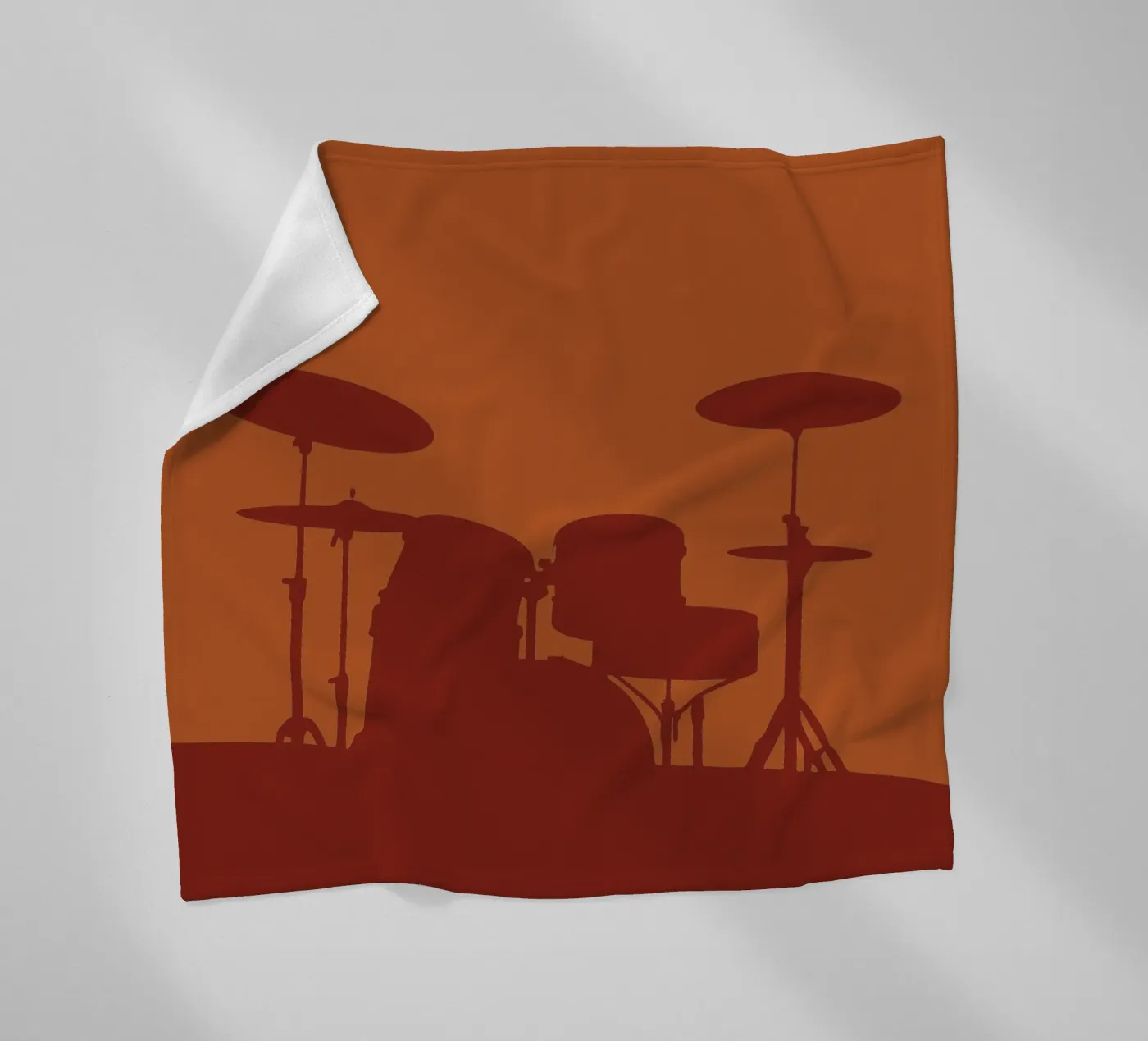 Drum Set Fleecedecke von MUSIC EDITION