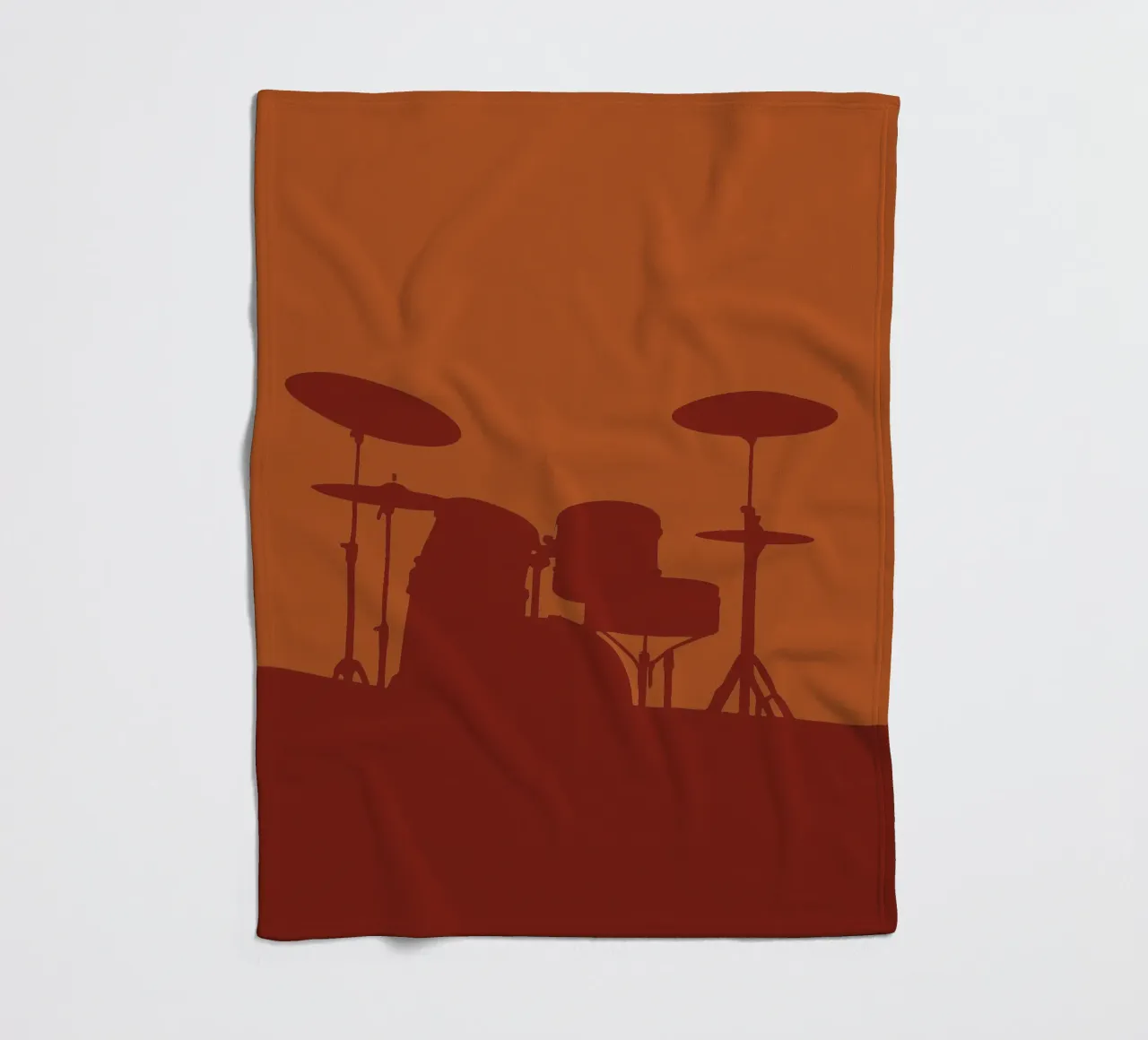 Drum Set Fleecedecke von MUSIC EDITION