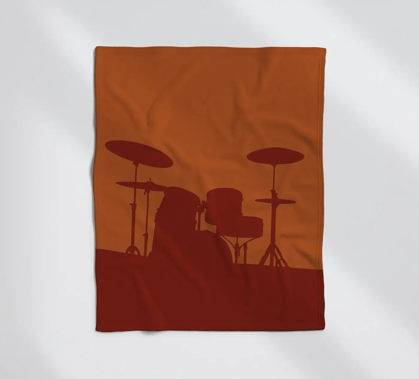 Drum Set Fleecedecke von MUSIC EDITION