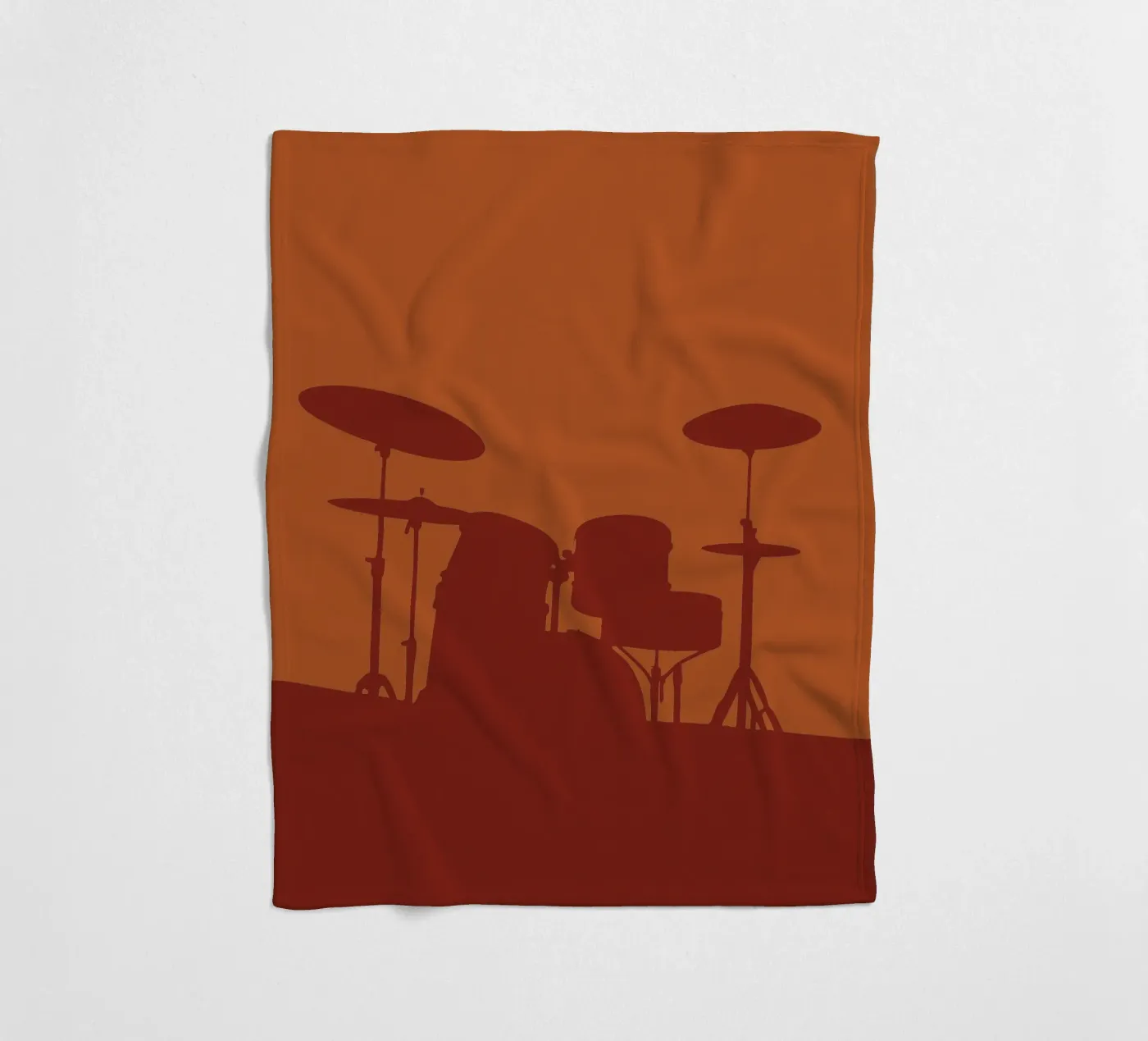 Drum Set Fleecedecke von MUSIC EDITION