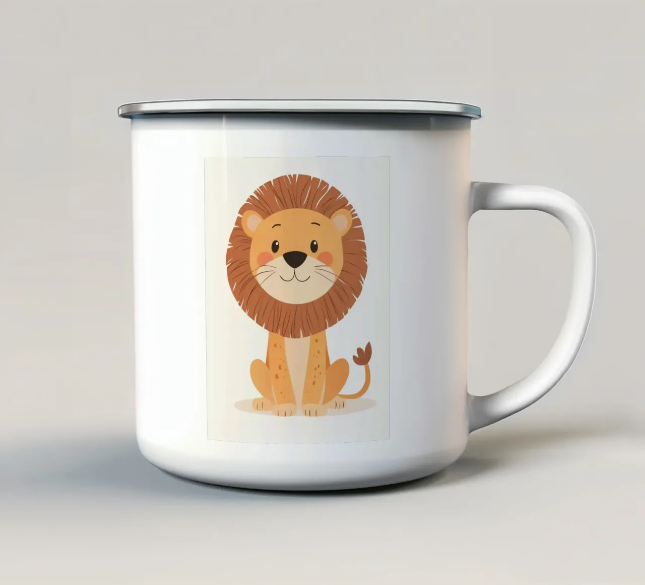 Leone stravagante tazza in smalto da Happy Littles