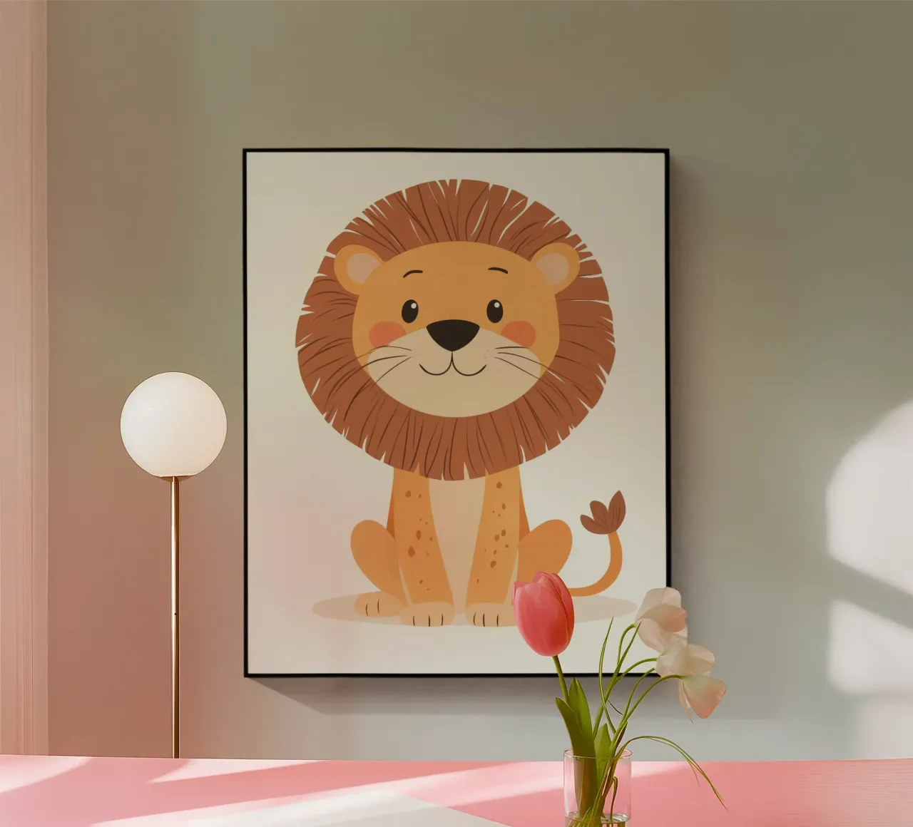 Leone stravagante plexiglass da Happy Littles