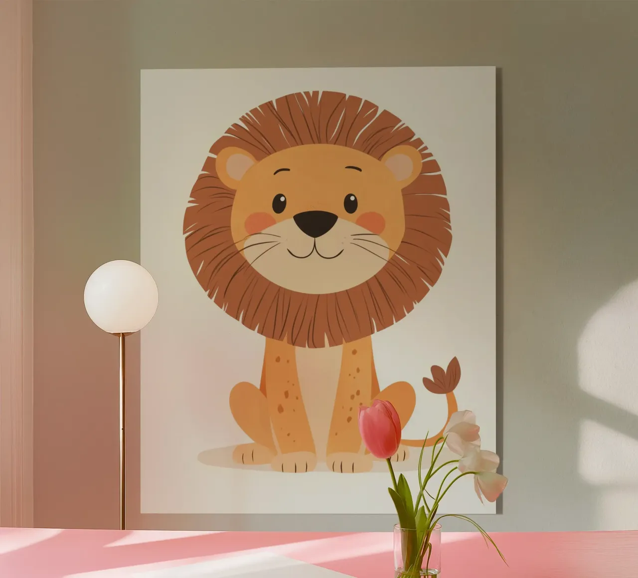 Leone stravagante plexiglass da Happy Littles