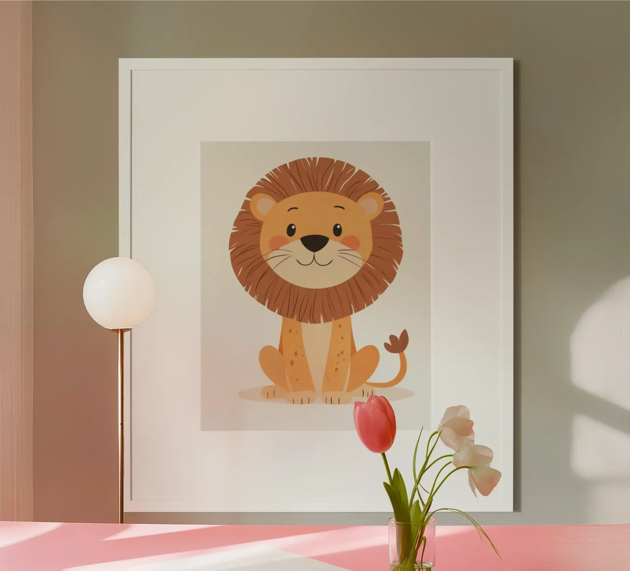 Leone stravagante poster da Happy Littles