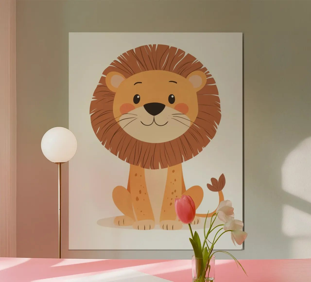 Leone stravagante poster da Happy Littles