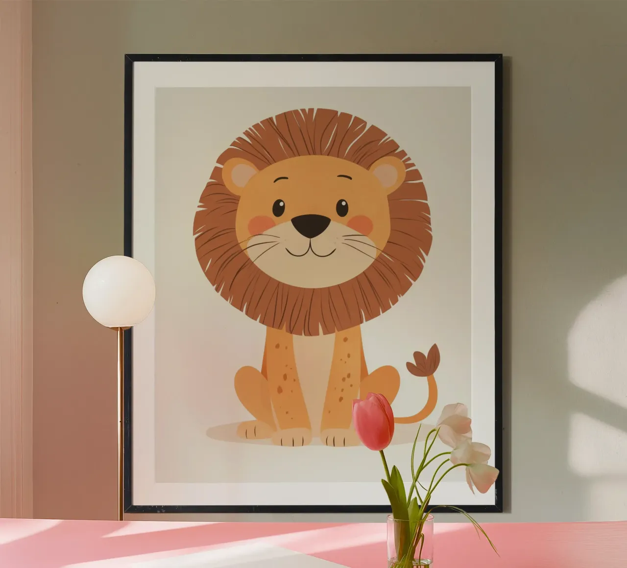 Leone stravagante poster da Happy Littles