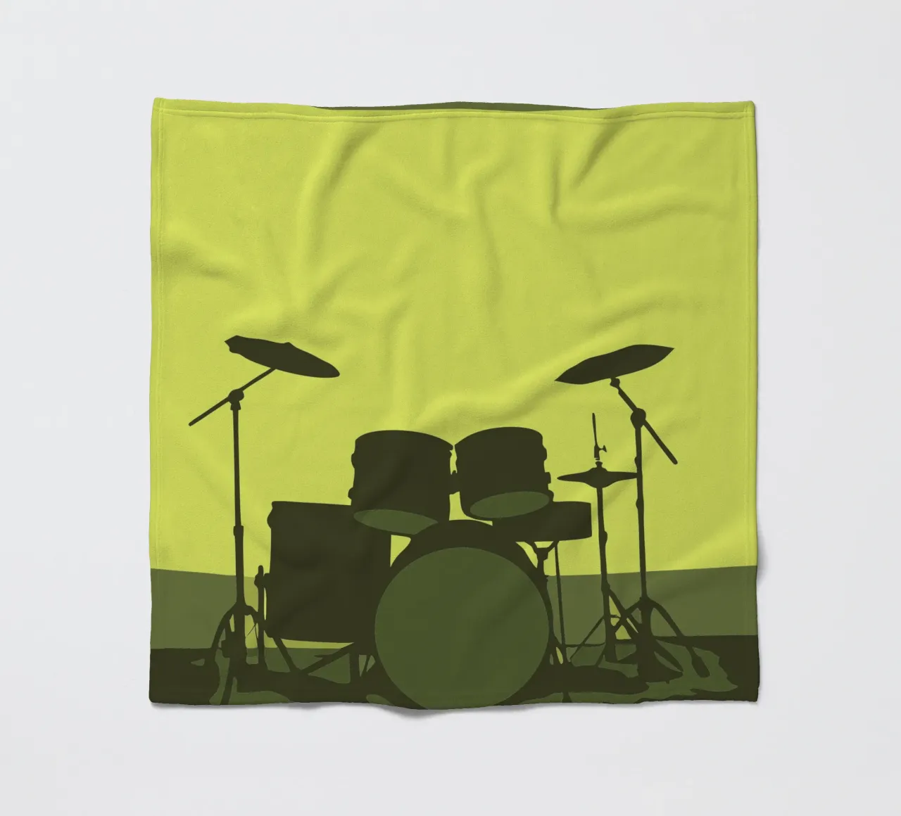 Drum Set Fleecedecke von MUSIC EDITION