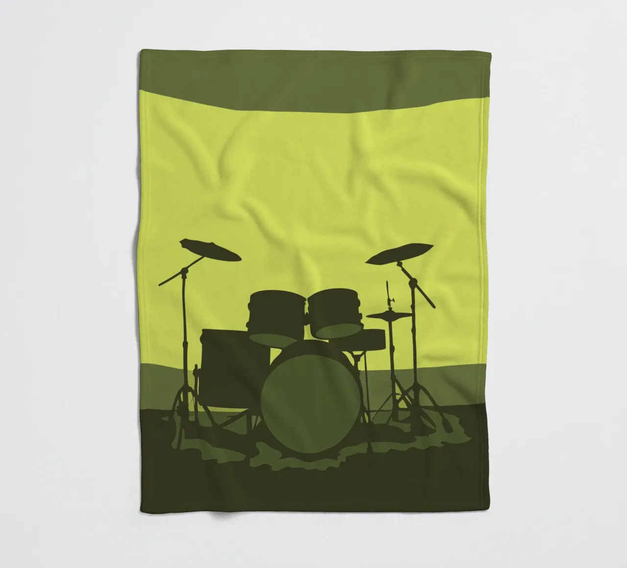 Drum Set Fleecedecke von MUSIC EDITION