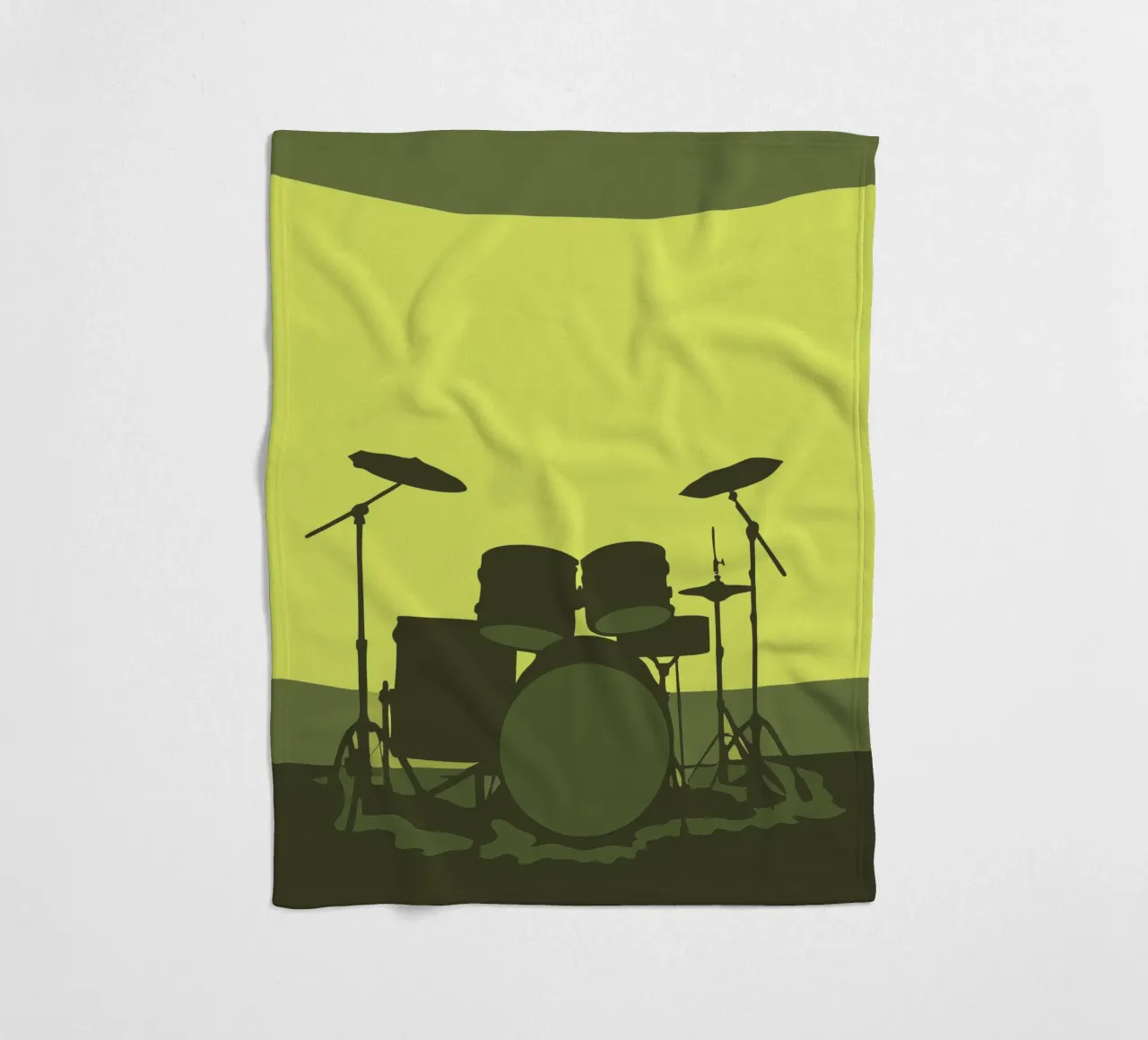 Drum Set Fleecedecke von MUSIC EDITION