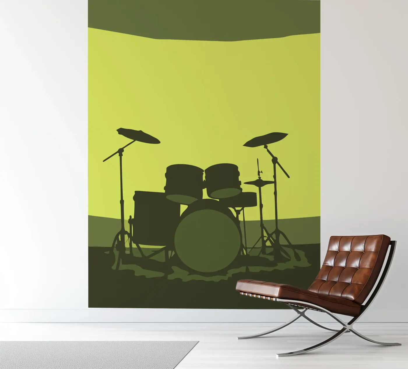 Drumstel fotobehang van MUSIC EDITION