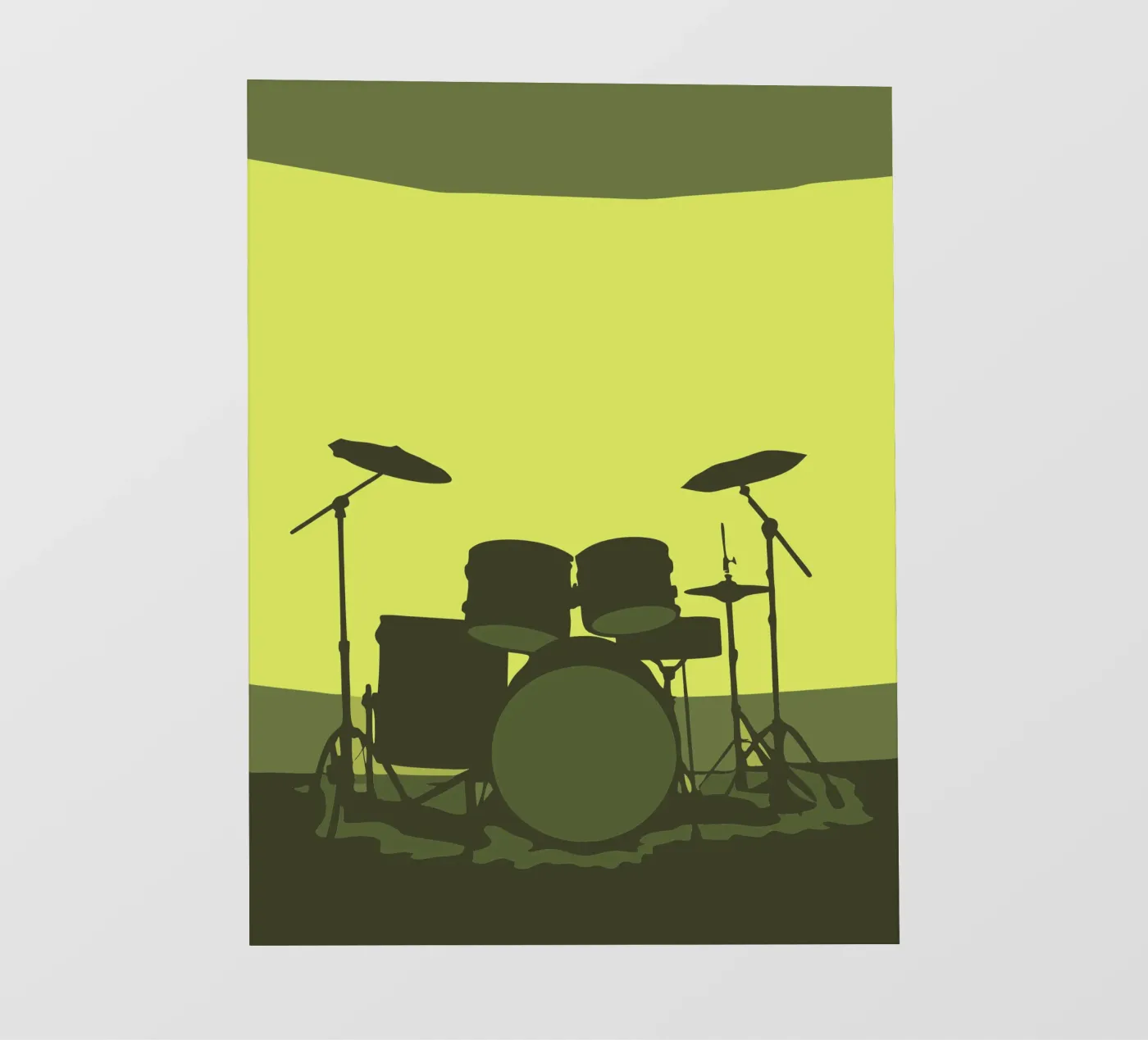 Drumstel fotobehang van MUSIC EDITION