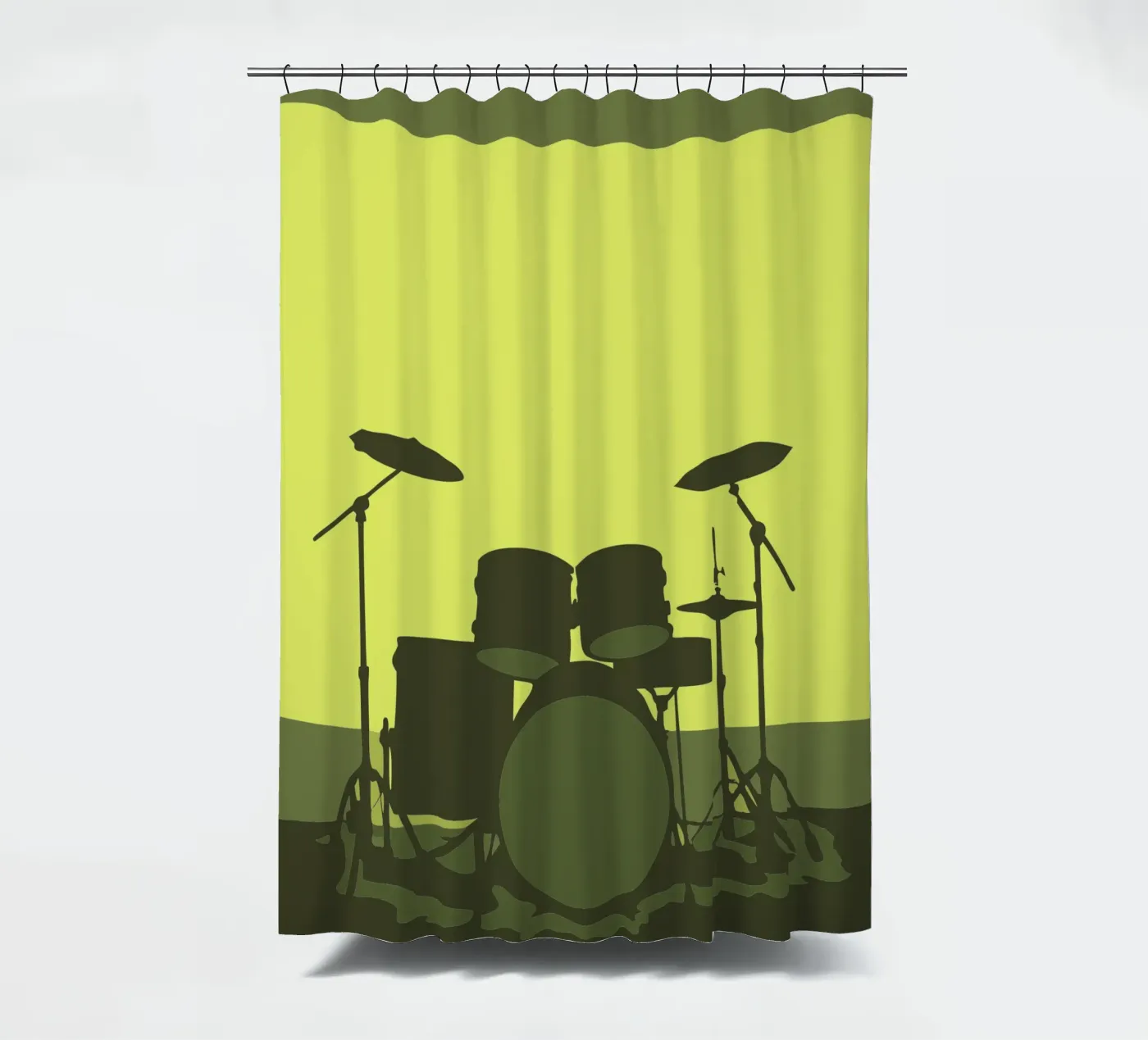 Drumstel douchegordijn van MUSIC EDITION