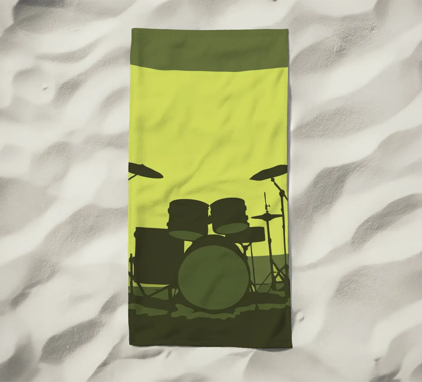 Drum Set serviette de plage de MUSIC EDITION