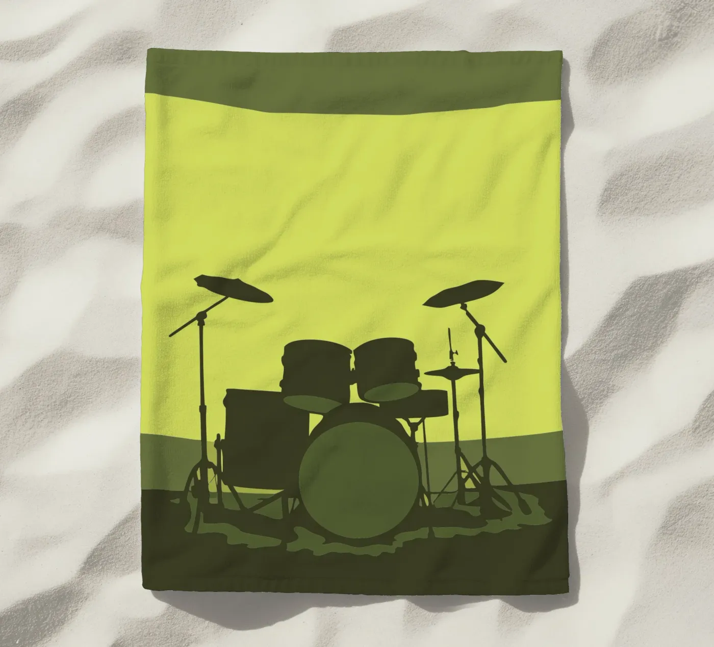 Drum Set serviette de plage de MUSIC EDITION