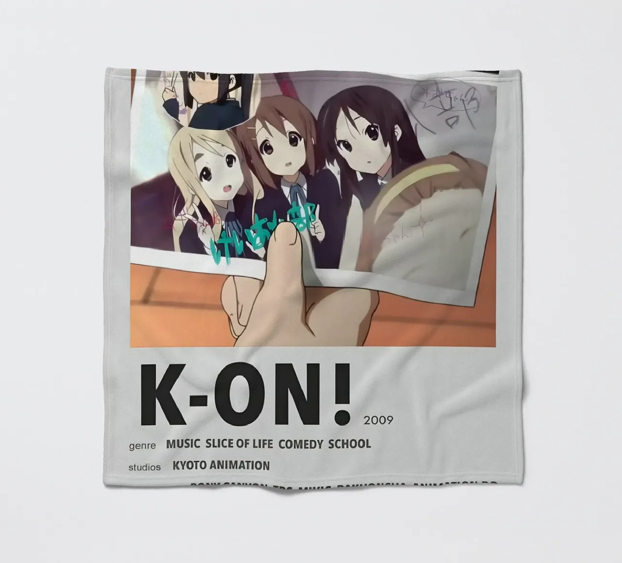 K-ON!  2009 coperta in pile da Totoya