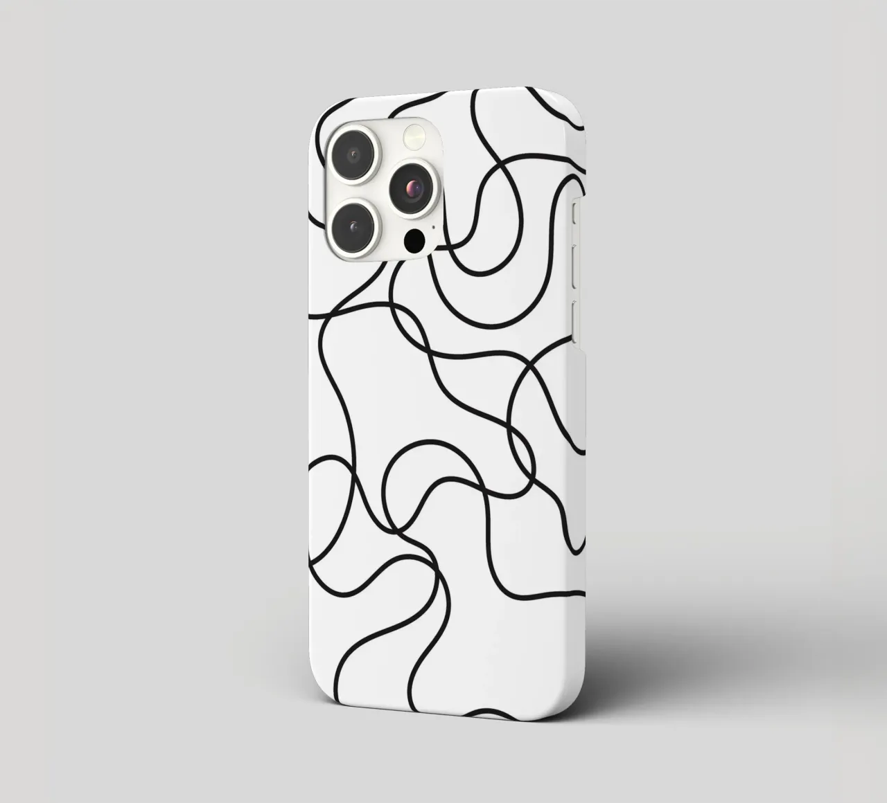Line Scribble Abstract cover iphone da galihstudio