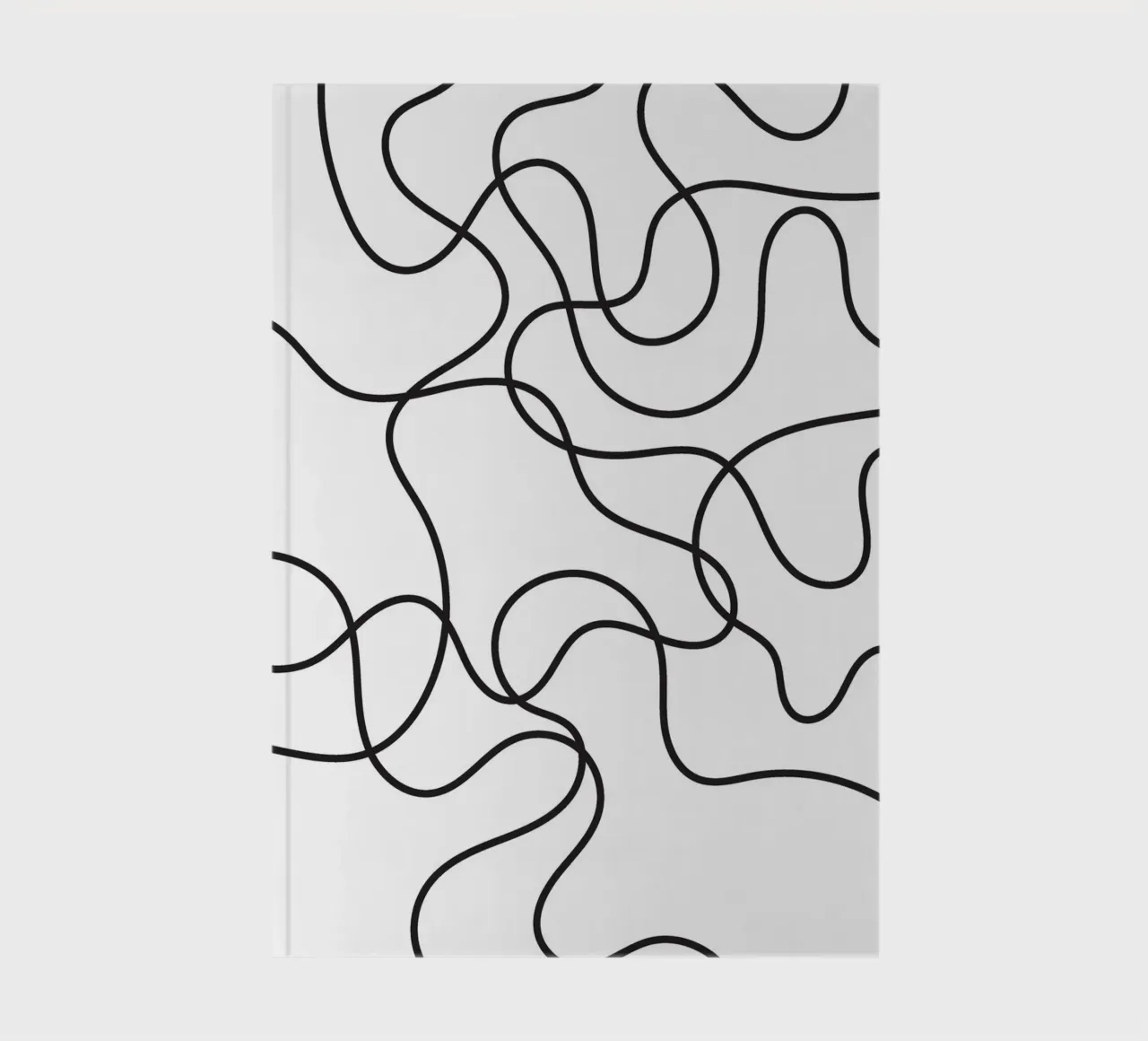 Line Scribble Abstract notebook by galihstudio